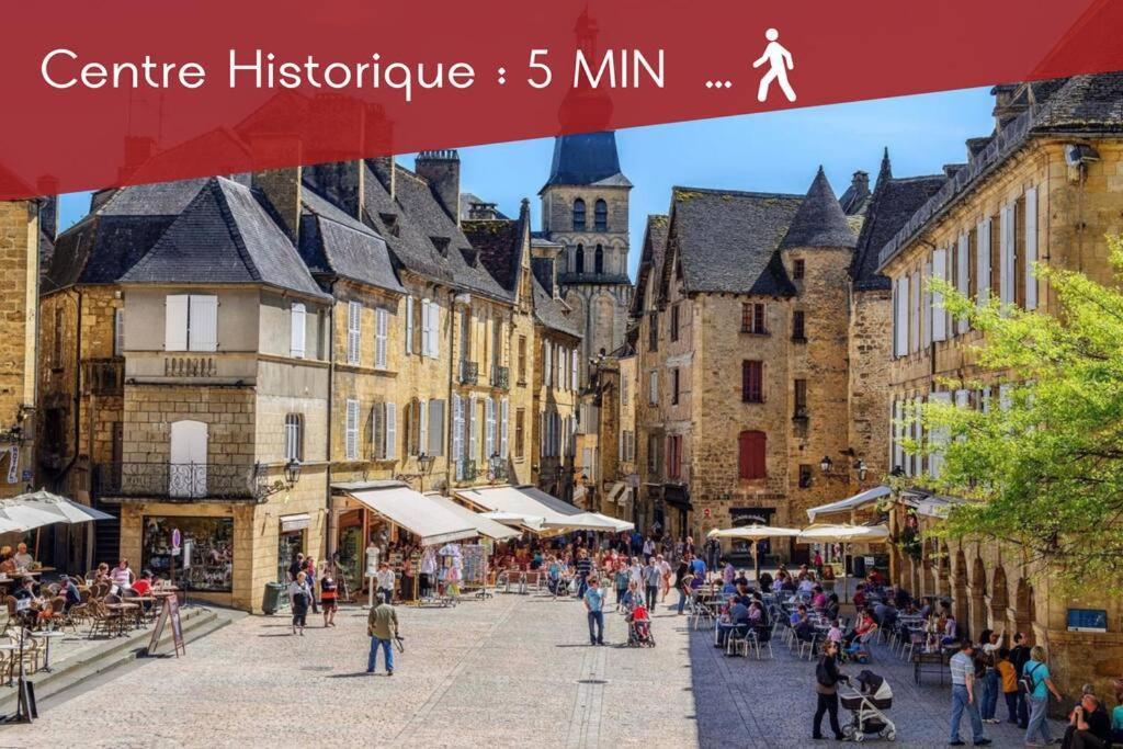 Le Vertigo Proche Centre Histo Avec 2 Parkings Sarlat-la-Caneda Exterior photo